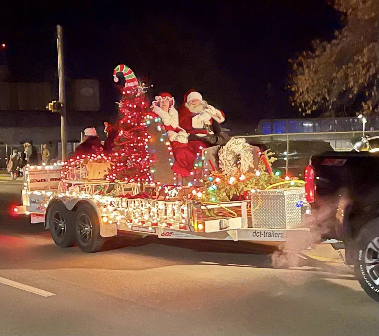 Elvis Christmas float